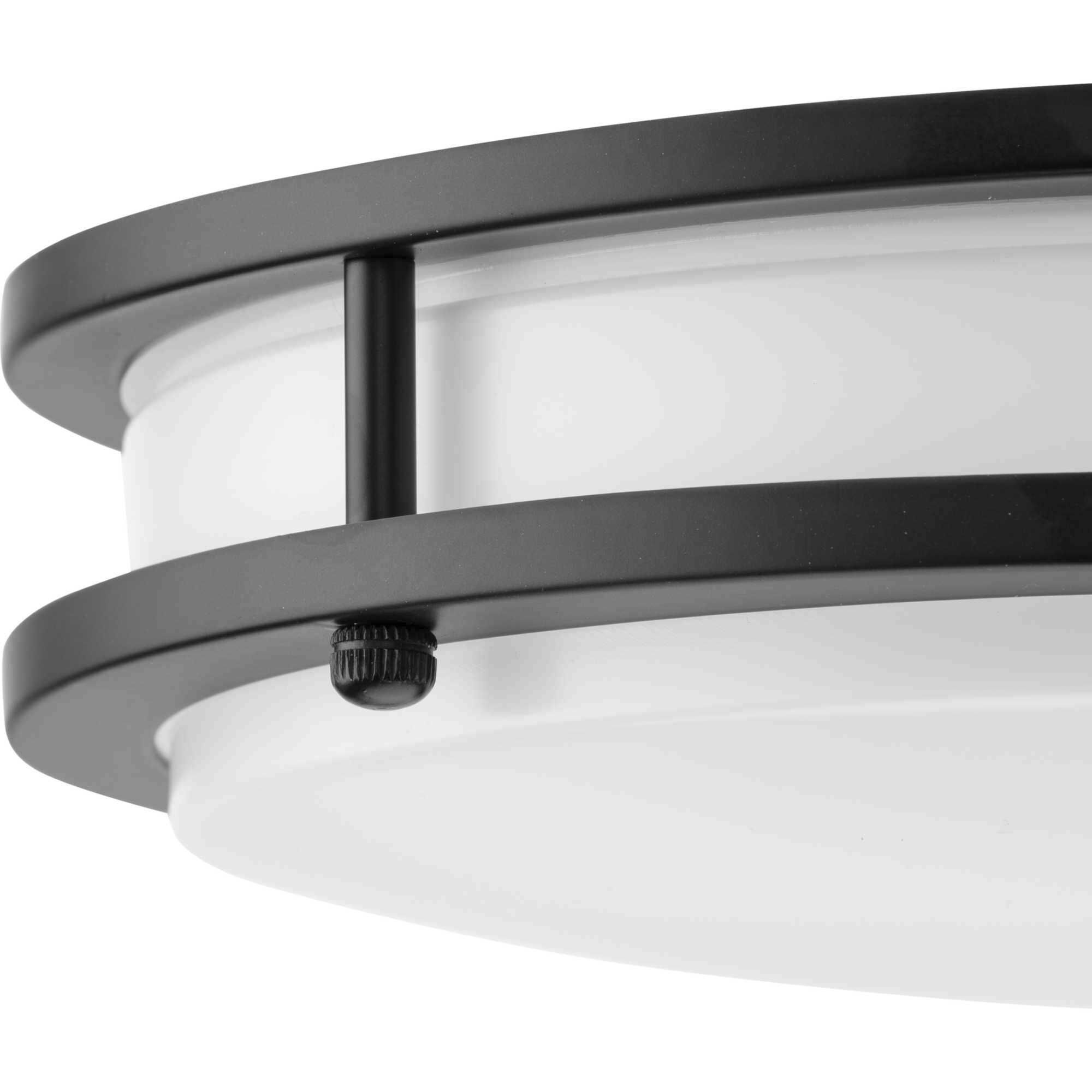 Abide LED LED 10.24 inch Matte Black Flush Mount Ceiling Light, Small, Progress LED