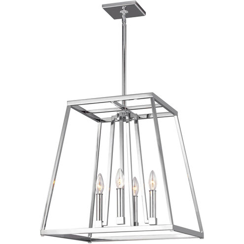 Sean Lavin Conant 4 Light 18 inch Chrome Indoor Pendant Lantern Ceiling Light
