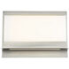 Lumnos LED 4 inch Satin Nickel ADA Wall Sconce Wall Light in 3500K