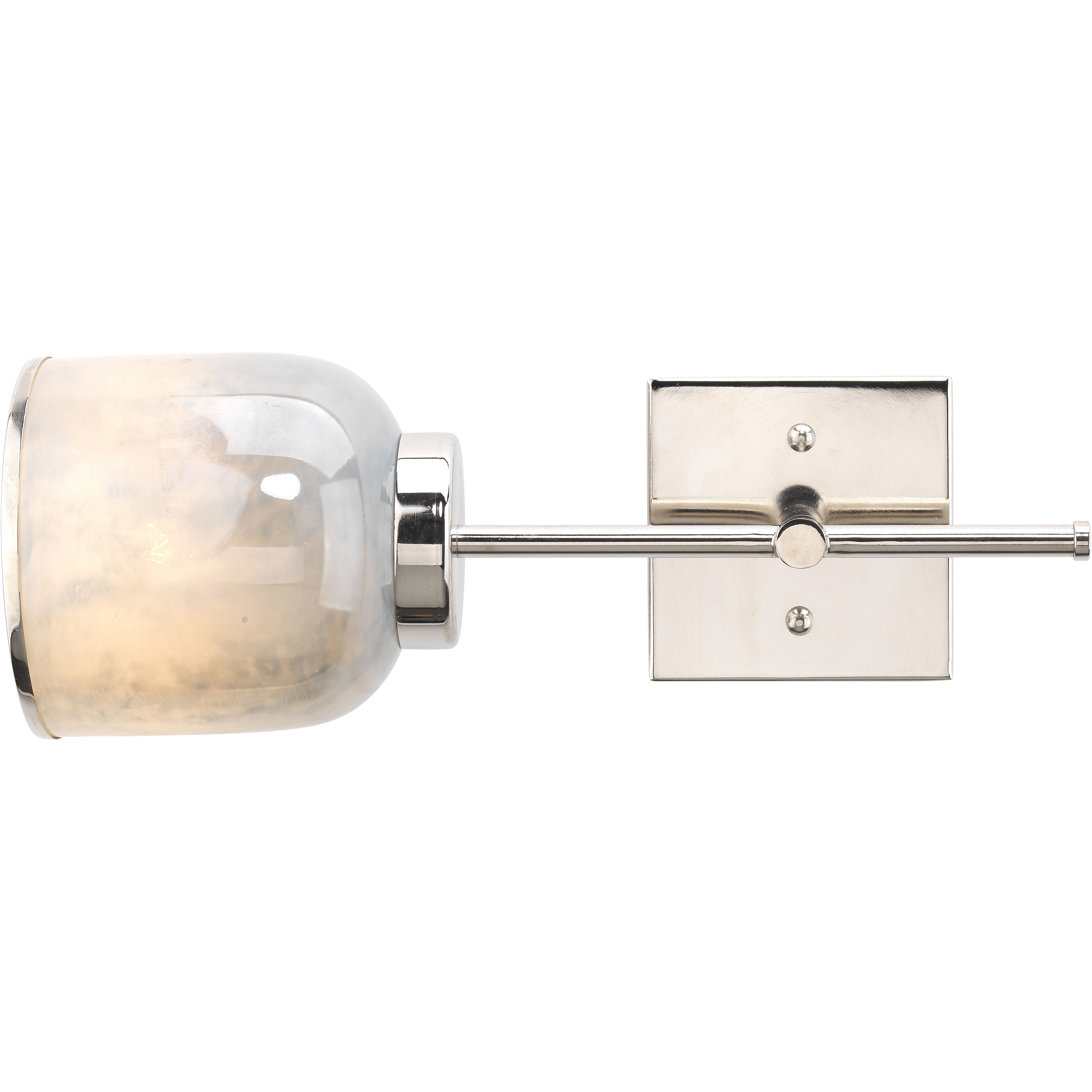 Vapor 1 Light 6 inch Opal & Nickel Wall Sconce Wall Light