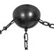 Petra 14.5 inch Urban Bronze and Cloud Glass Chandelier Ceiling Light