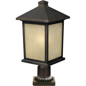 Holbrook 1 Light 21 inch Oil Rubbed Bronze Outdoor Pier Mounted Fixture