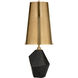 Kelly Wearstler Halcyon 25 inch 75.00 watt Black Cremo Marble Accent Table Lamp Portable Light in Antique-Burnished Brass