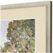 Garden Delight Pink and Multi and Beige and Blue Framed Art