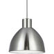 Chroma LED 12 inch Brushed Nickel Pendant Ceiling Light