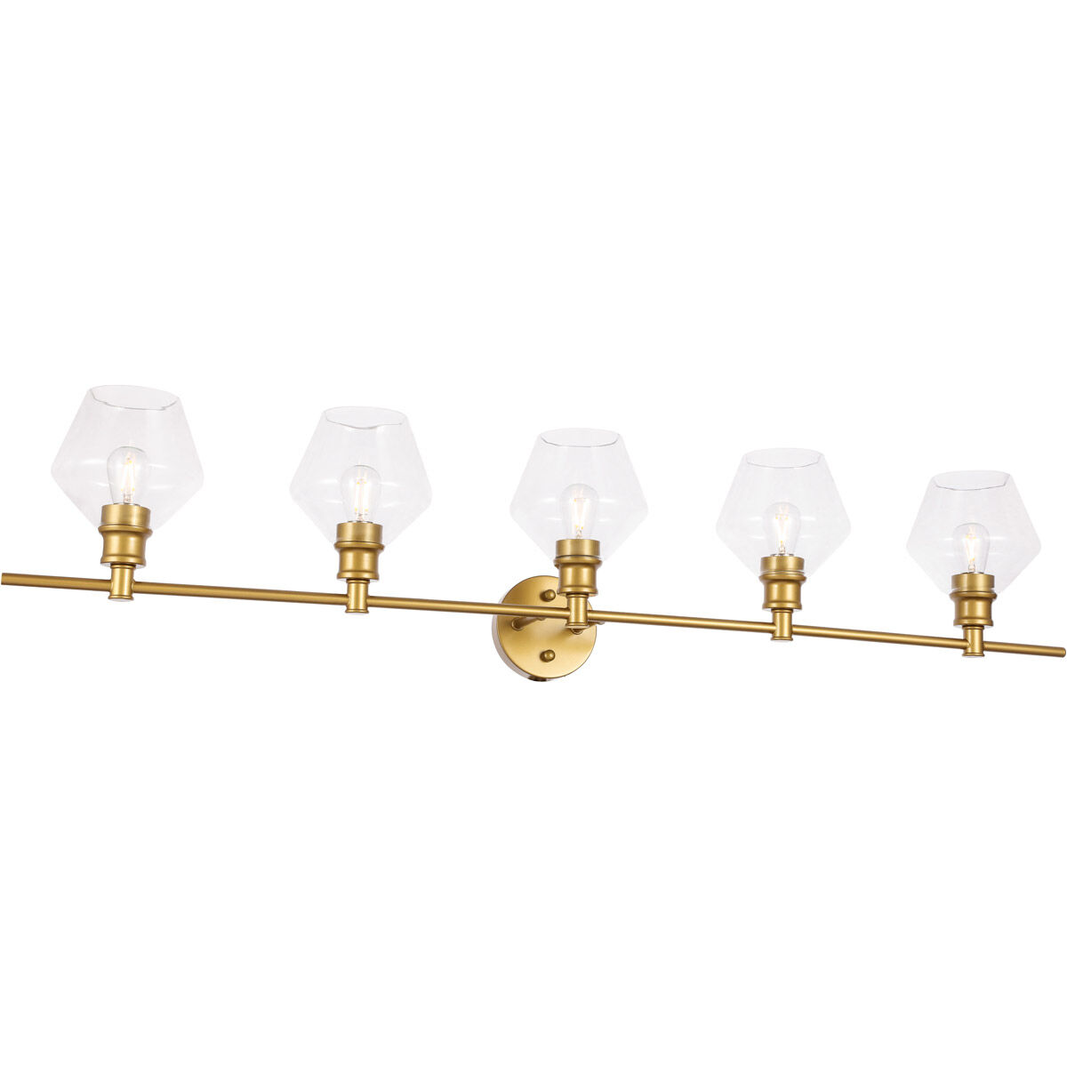 Rochester 5 Light 47 inch Brass Wall sconce Wall Light