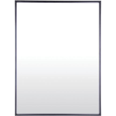 Madison 33 X 25 inch Black Décor Mirror