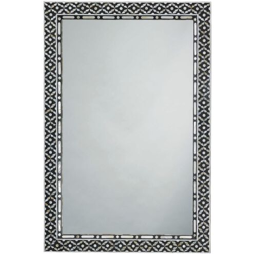Evelyn 36 X 24 inch Black Mirror