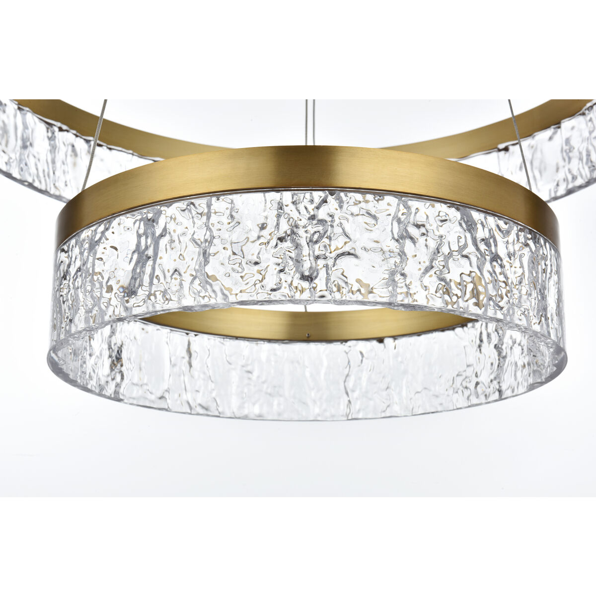 Linden 2 Light 22 inch Satin Gold Chandelier Ceiling Light