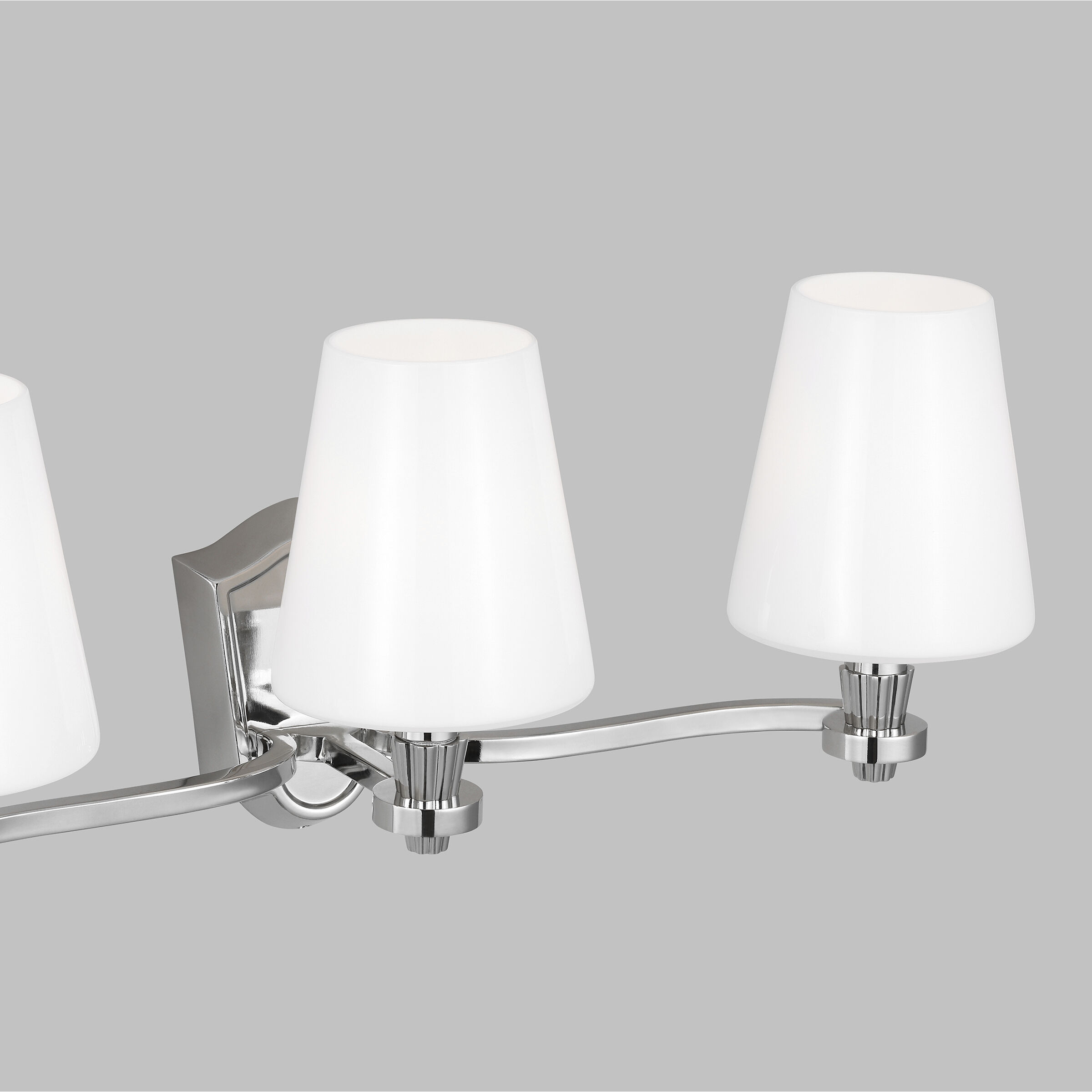 AH by Alexa Hampton Paisley 3 Light 23.38 inch Polished Nickel Vanity Light Wall Light