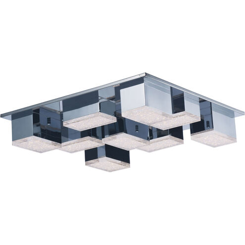 Pizzazz LED LED 22.75 inch Polished Chrome Flush Mount Ceiling Light