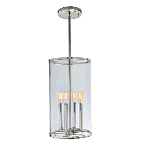Gramercy 4 Light 10 inch Polished Nickel Pendant Ceiling Light