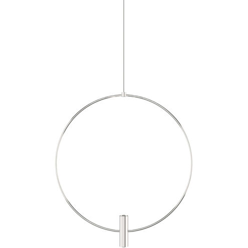Sean Lavin Mini Layla 2 Light 12 Satin Nickel Low-Voltage Pendant Ceiling Light in FreeJack, Integrated LED