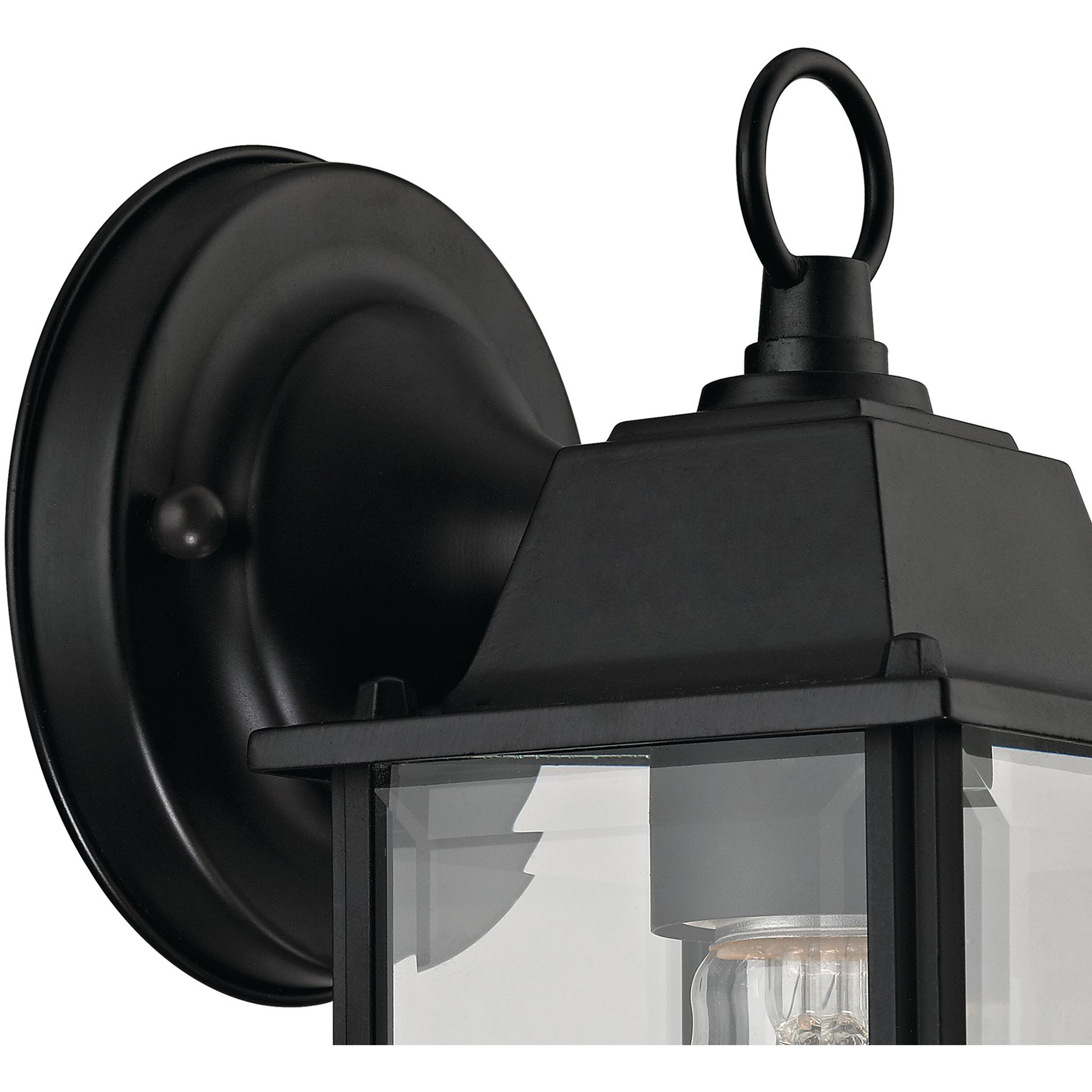 Cotswold 1 Light 9 inch Matte Black Outdoor Sconce
