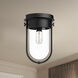 Alora Mood Cyrus 1 Light 7.5 inch Matte Black Flush Mount Ceiling Light