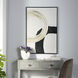 Cameron Multi - White and Black and Gray Wall Art