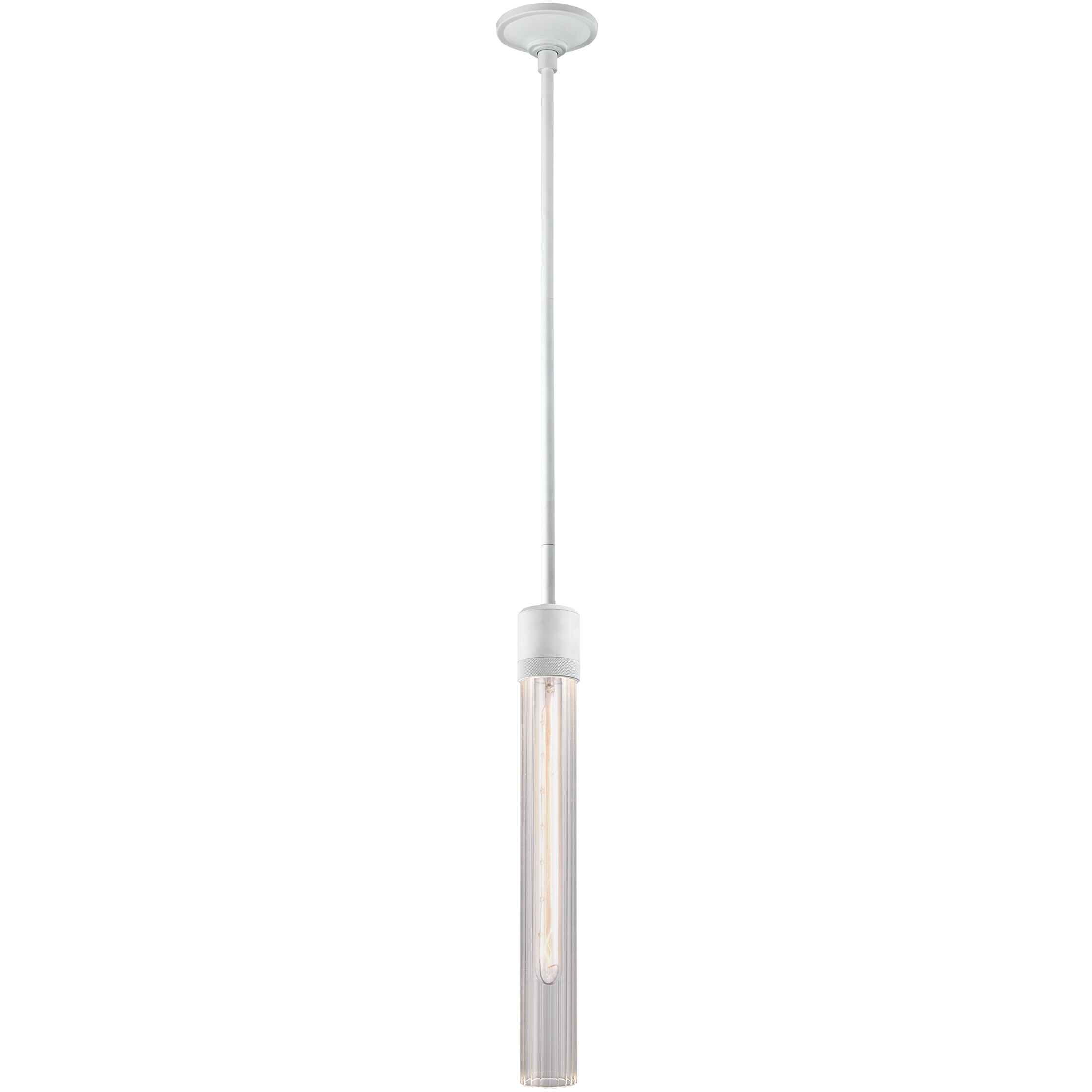 Zigrina 1 Light 5.13 inch Matte White Pendant Ceiling Light