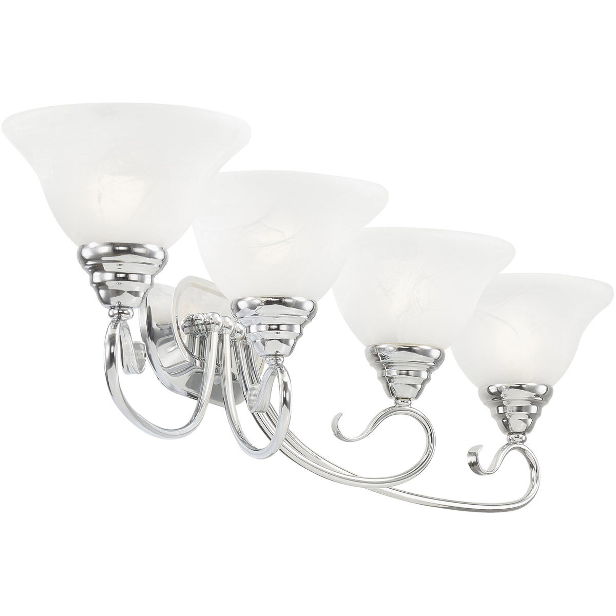 Coronado 4 Light 36 inch Polished Chrome Bath Vanity Wall Light