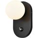 Atwood Sconce Wall Light in Ebony