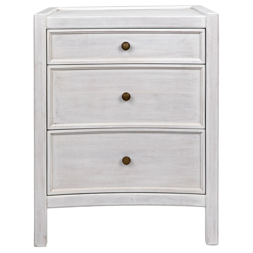 Hampton 31 X 24 inch White Wash Night Stand