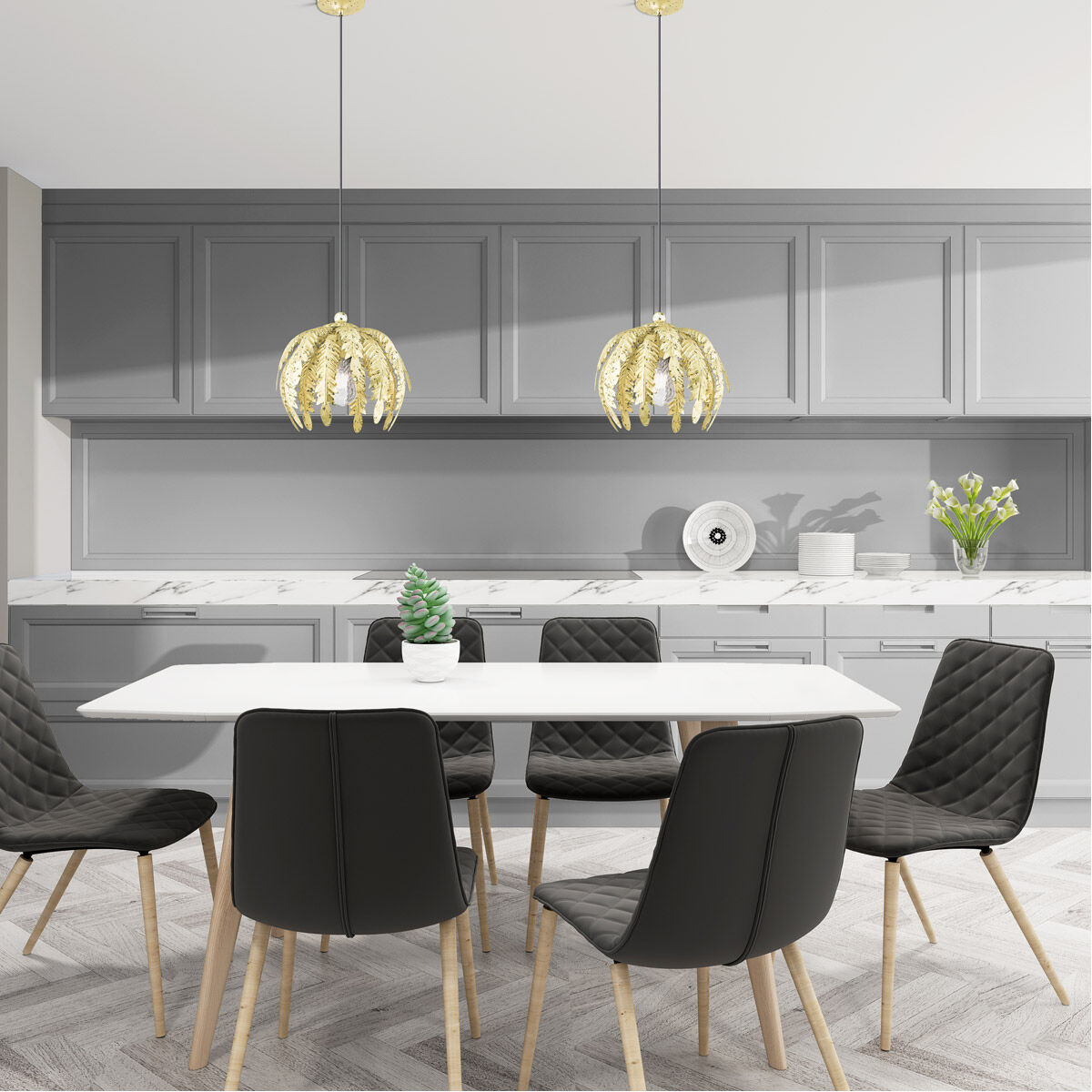 Acanthus 1 Light 12.63 inch Winter Gold Mini Pendant Ceiling Light