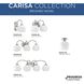 Carisa 4 Light 33 inch Brushed Nickel Bath Vanity Wall Light