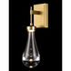 Vaso 1 Light 4.5 inch Aged Brass Wall Sconce Wall Light