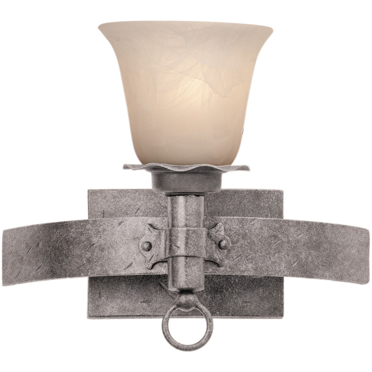 Americana 1 Light 13 inch Country Iron Vanity Light Wall Light