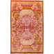 Geisha 96 X 60 inch Bright Pink, Burnt Orange, Camel Rug