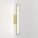 io LED 5.28 inch Matte Gold Bathroom Wall Light