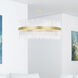 Genevieve LED 32 inch Medallion Gold Chandelier Ceiling Light