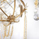 Forever Revere LED 24.13 inch Heirloom Gold Chandelier Ceiling Light