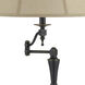 Madison 61 inch 150 watt Oil Rubbed Bronze Swing Arm Floor Lamp Portable Light