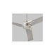 Coda 56 inch Satin Nickel Indoor Fan, Light Kit Sold Separately