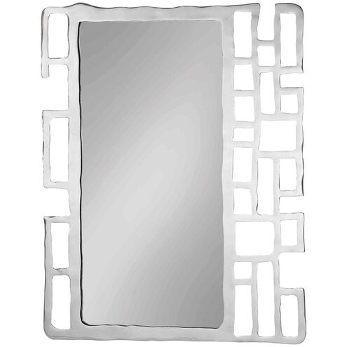 Camryn 38 X 31 inch Silver with Clear Wall Mirror