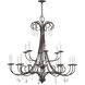 Daphne 18 Light 42 inch English Bronze Grande Foyer Chandelier Ceiling Light