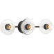 Vapors 3 Light 23.25 inch Coal Bath Light Wall Light