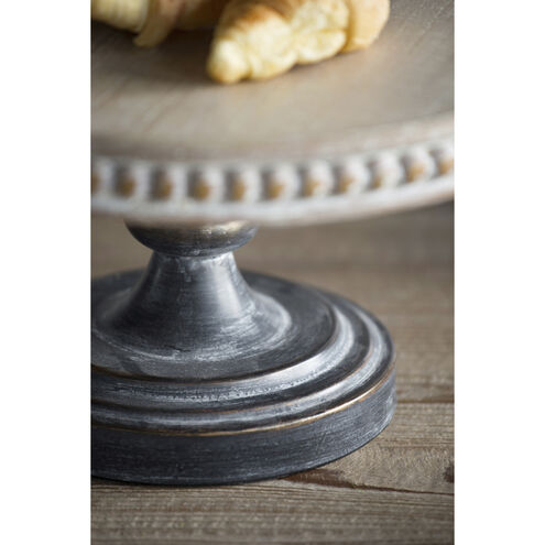 Anita Weathered Black and Broze and Whitewash Natural Table Décor