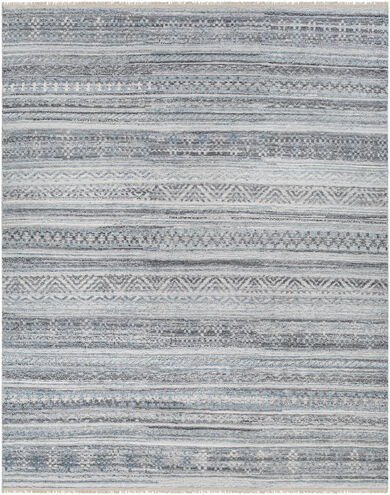 Pompei 90 X 60 inch Pewter Rug, Rectangle
