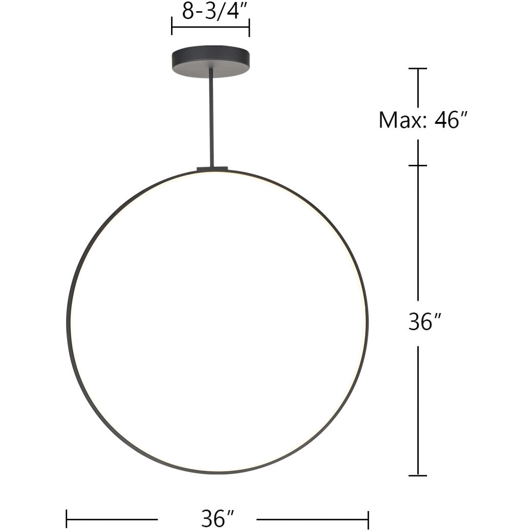 Cirque Pendant Ceiling Light in White