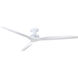Spitfire Matte White Fan Motor