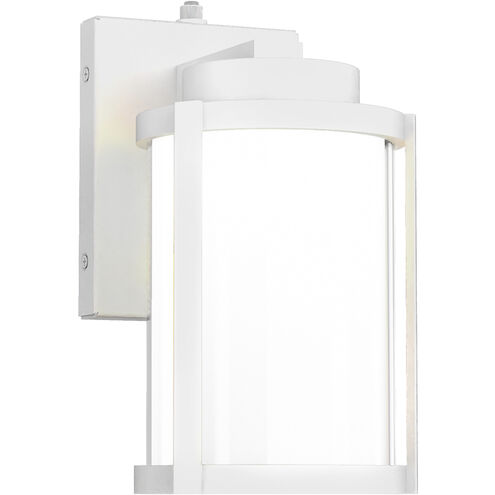 Lantern LED 10 inch White Outdoor Wall Light