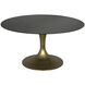 Herno 59 X 59 inch Antique Brass Dining Table