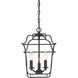 Gallery 3 Light 10 inch Royal Ebony Foyer Pendant Ceiling Light