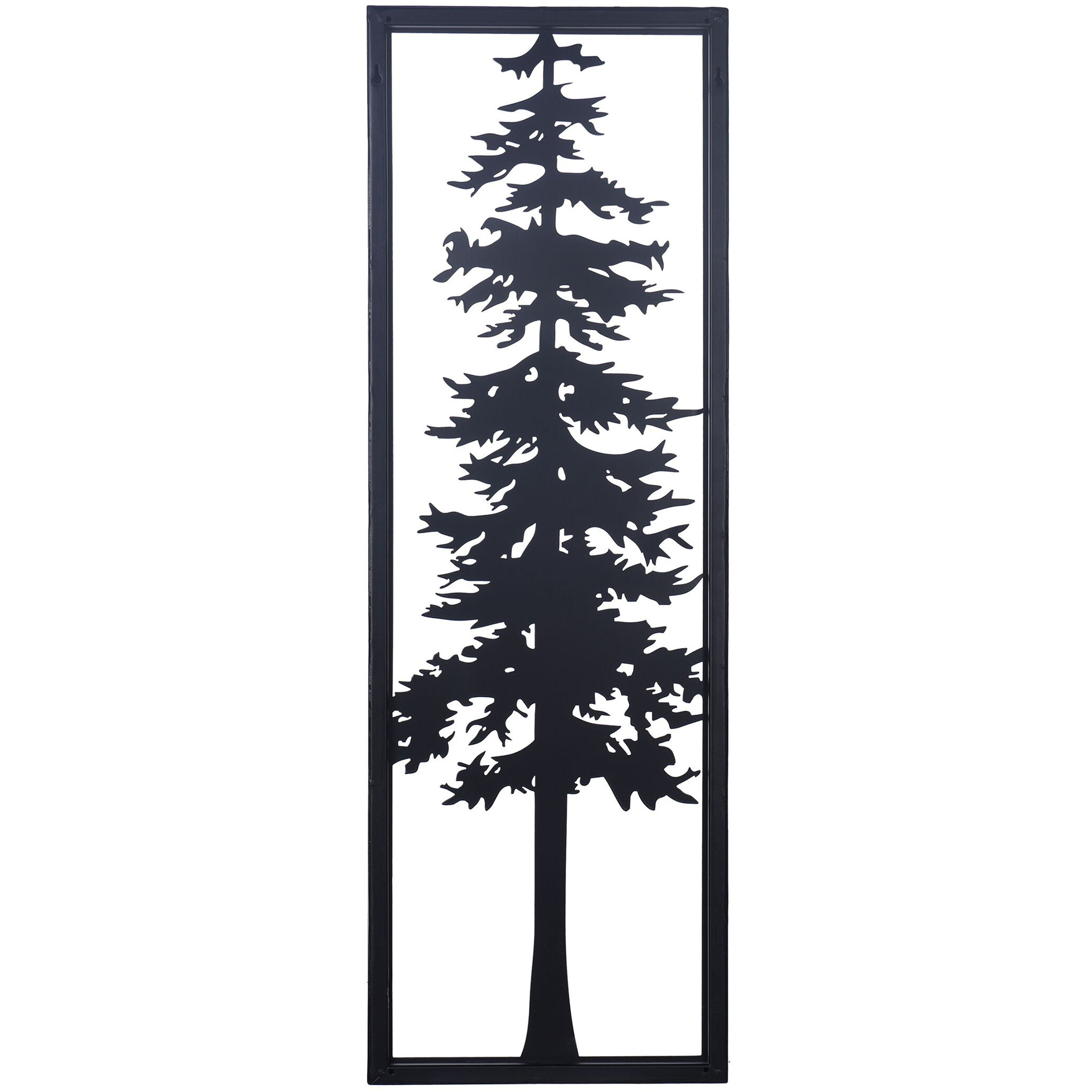 Cypress I Matte Black-Laser Cut Wall Art