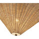 Alora Mood Bridgette 1 Light 16.38 inch Matte Black Pendant Ceiling Light in Matte Black and Rattan, Rattan Shade