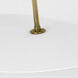 Windsor Smith Mahalo LED 32 inch Hand-Rubbed Antique Brass and Matte White Tiered Pendant Ceiling Light