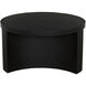 Steward 36 X 36 inch Matte Black Coffee Table, A