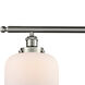 Ballston Large Bell LED 48 inch Brushed Satin Nickel Island Light Ceiling Light in Matte White Glass, Ballston