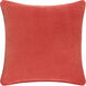 Corduroy 20 inch Orange Pillow Kit in 20 x 20, Square